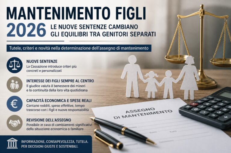 Calcolo mantenimento figli